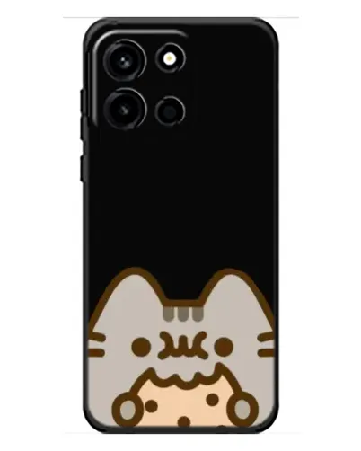 Чохол для OnePlus Turbo 6 з картинкою «Пушин на чорному»