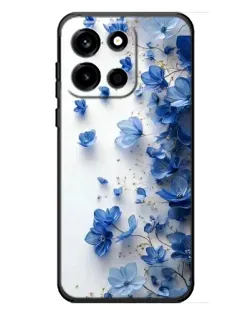 Чехол для OnePlus Turbo 6 с картинкой «Голубой цветочный каскад»