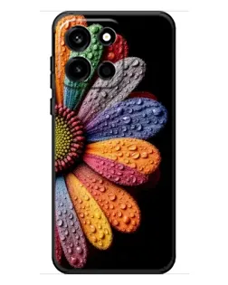 Чехол для OnePlus Turbo 6 с картинкой «Радужный цветок»