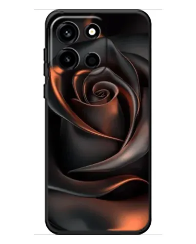 Чехол для OnePlus Turbo 6 с картинкой «Шелковая черная роза» Чехол для OnePlus Turbo 6 с картинкой «Шелковая черная роза»