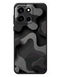 Чохол для OnePlus Turbo 6 з картинкою «Темний абстрактний камуфляж»