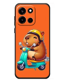 Чохол для OnePlus Turbo 6 з картинкою «Капібара на скутері»