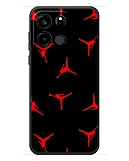 Чохол для OnePlus Turbo 6V з картинкою «Jordan Red Pattern»