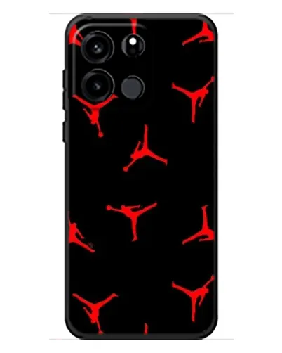 Чехол для OnePlus Turbo 6V с картинкой «Jordan Red Pattern»