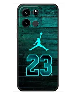 Чехол для OnePlus Turbo 6V с картинкой «Jordan Cyan 23»