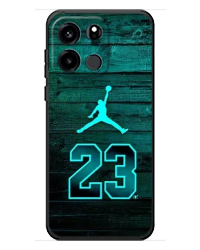 Чехол для OnePlus Turbo 6V с картинкой «Jordan Cyan 23»