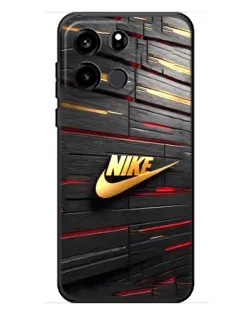 Чохол для OnePlus Turbo 6V з картинкою «Золотий Nike на металі»