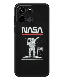 Чохол для OnePlus Turbo 6V з картинкою «NASA — крокуємо по Місяцю»