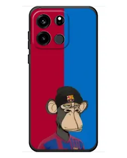 Чехол для OnePlus Turbo 6V с картинкой «Bored Ape — фанат Барсы»