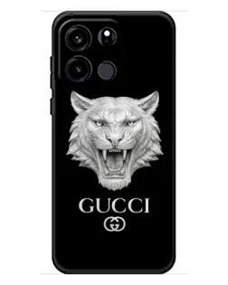 Чехол для OnePlus Turbo 6V с картинкой «Gucci — серебряный лев»