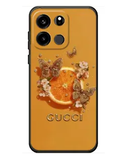 Чохол для OnePlus Turbo 6V з картинкою «Gucci — золоті метелики»