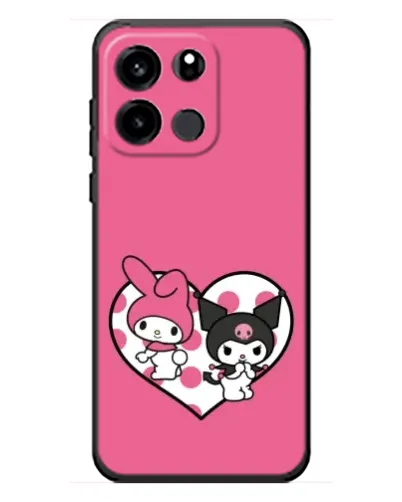 Чехол для OnePlus Turbo 6V с картинкой «Kuromi и My Melody»