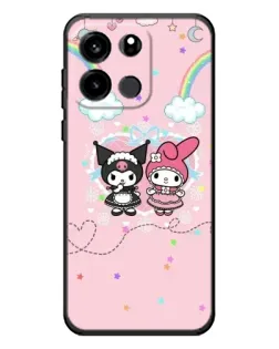 Чехол для OnePlus Turbo 6V с картинкой «My Melody и Kuromi» Чехол для OnePlus Turbo 6V с картинкой «My Melody и Kuromi»