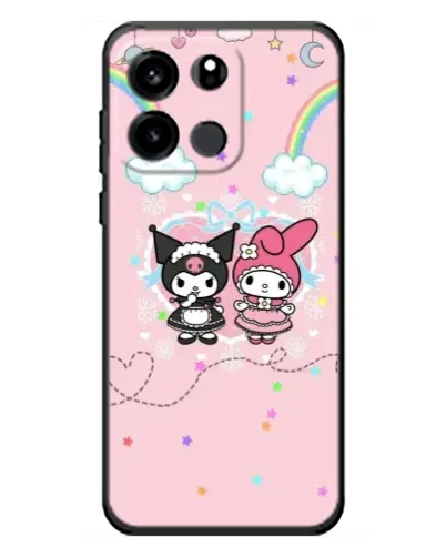Чехол для OnePlus Turbo 6V с картинкой «My Melody и Kuromi»