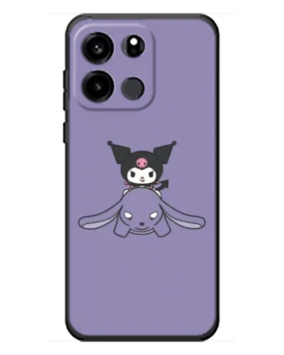 Чехол для OnePlus Turbo 6V с картинкой «Kuromi на лиловом фоне»
