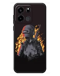 Чохол для OnePlus Turbo 6V з картинкою «PUBG — вогняний силует»
