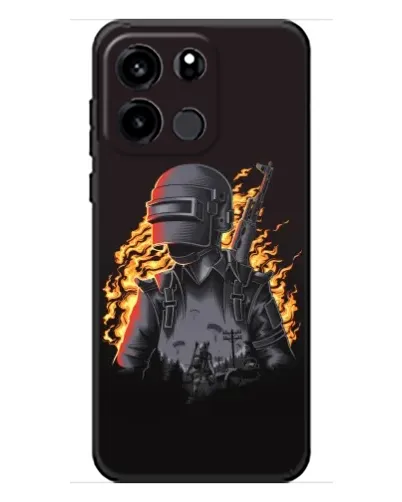 Чохол для OnePlus Turbo 6V з картинкою «PUBG — вогняний силует»