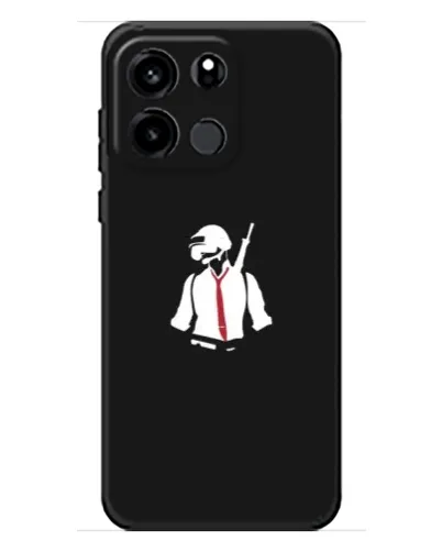 Чохол для OnePlus Turbo 6V з картинкою «PUBG — силует воїна»