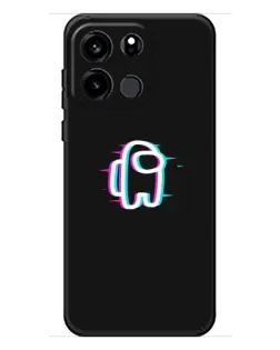Чехол для OnePlus Turbo 6V с картинкой «Among Us неон»