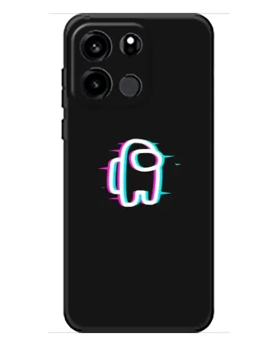 Чехол для OnePlus Turbo 6V с картинкой «Among Us неон»