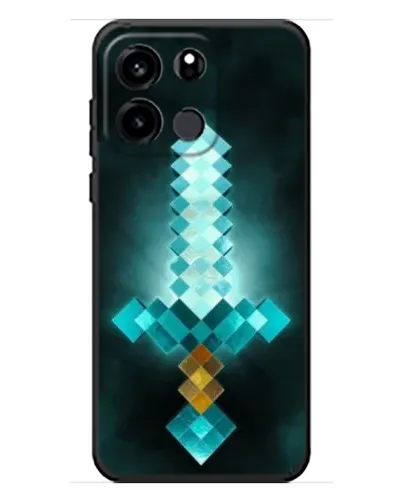 Чохол для OnePlus Turbo 6V з картинкою «Алмазний меч неон»