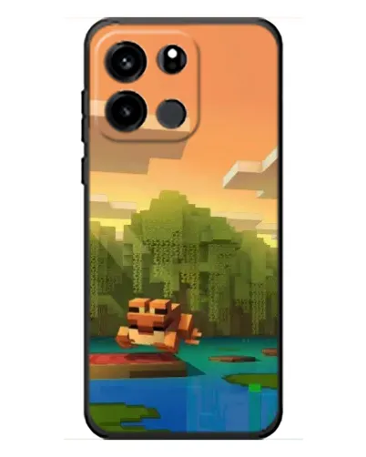 Чохол для OnePlus Turbo 6V з картинкою «Майнкрафт захід сонця»