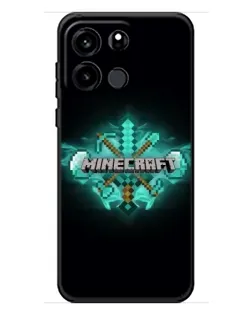 Чохол для OnePlus Turbo 6V з картинкою «Minecraft Diamond лого»