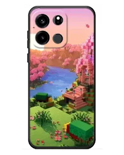 Чохол для OnePlus Turbo 6V з картинкою «Рожеве дерево Minecraft»