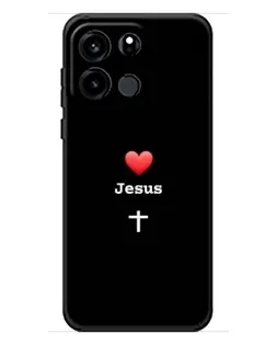 Чехол для OnePlus Turbo 6V с картинкой «Сердце - Jesus»