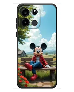 Чохол для OnePlus Turbo 6V з картинкою «Міккі на лавці»