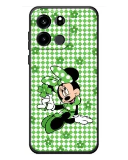 Чехол для OnePlus Turbo 6V с картинкой «Mickey в клетку»