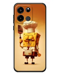 Чехол для OnePlus Turbo 6V с картинкой «Губка Боб повар»