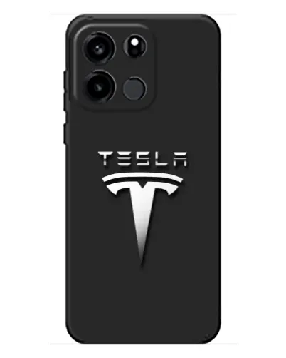 Чохол для OnePlus Turbo 6V з картинкою «Сталевий логотип Tesla»