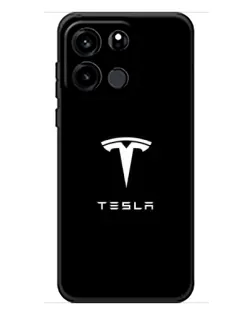 Чохол для OnePlus Turbo 6V з картинкою «Tesla White Logo»
