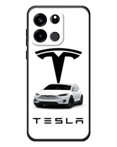 Чохол для OnePlus Turbo 6V з картинкою «Tesla White Style»
