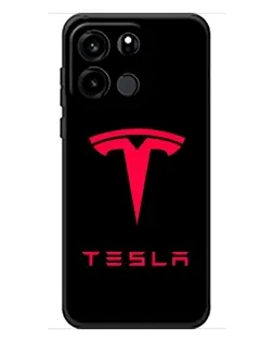 Чохол для OnePlus Turbo 6V з картинкою «Tesla Red Logo»