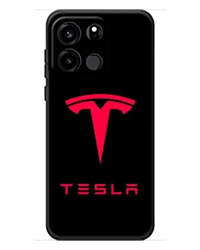 Чохол для OnePlus Turbo 6V з картинкою «Tesla Red Logo»