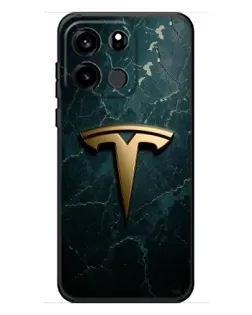 Чохол для OnePlus Turbo 6V з картинкою «Мармурова Tesla Gold»