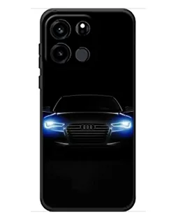 Чехол для OnePlus Turbo 6V с картинкой «Audi в неоне»