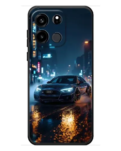 Чехол для OnePlus Turbo 6V с картинкой «Ночной город и Audi» Чехол для OnePlus Turbo 6V с картинкой «Ночной город и Audi»