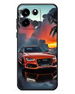 Чехол для OnePlus Turbo 6V с картинкой «Audi — закат»