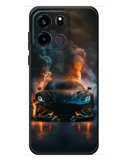 Чехол для OnePlus Turbo 6V с картинкой «Lamborghini дымная эстетика»