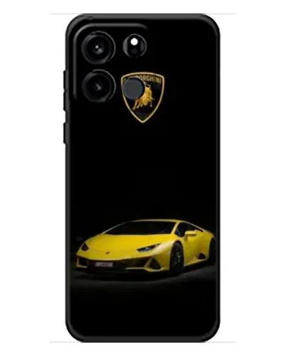 Чехол для OnePlus Turbo 6V с картинкой «Lamborghini желтый акцент»