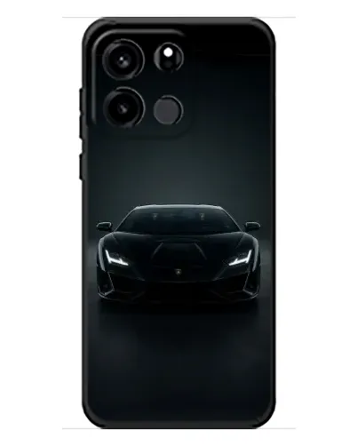 Чехол для OnePlus Turbo 6V с картинкой «Черный Lamborghini Aventador»