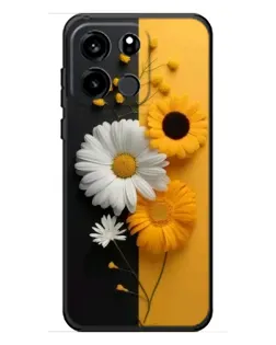 Чохол для OnePlus Turbo 6V з картинкою «Соняшник та ромашка»
