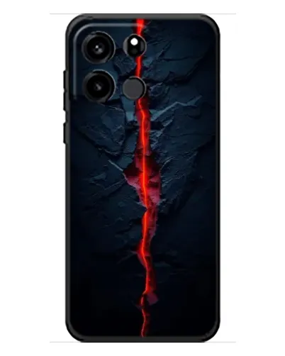 Чехол для OnePlus Turbo 6V с картинкой «Kрасная лавовая трещина»