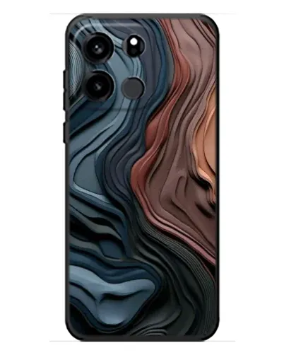 Чехол для OnePlus Turbo 6V с картинкой «Цветные волны каньона»