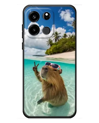 Чохол для OnePlus Turbo 6V з картинкою «Капібара на морі»