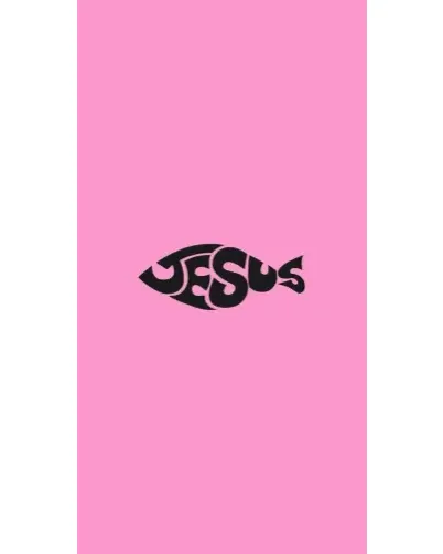 Чехол для OnePlus с картинкой «Розовый символ  Jesus»