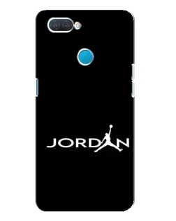 Чехол для OPPO A12 с картинкой «Jordan White Logo»